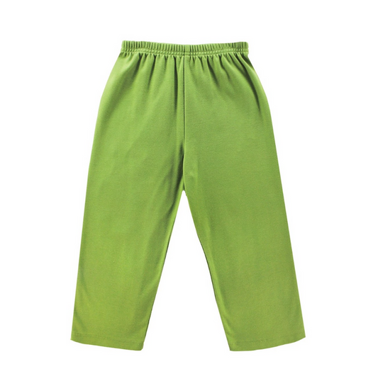 Knit Banded Pants - Sage Green