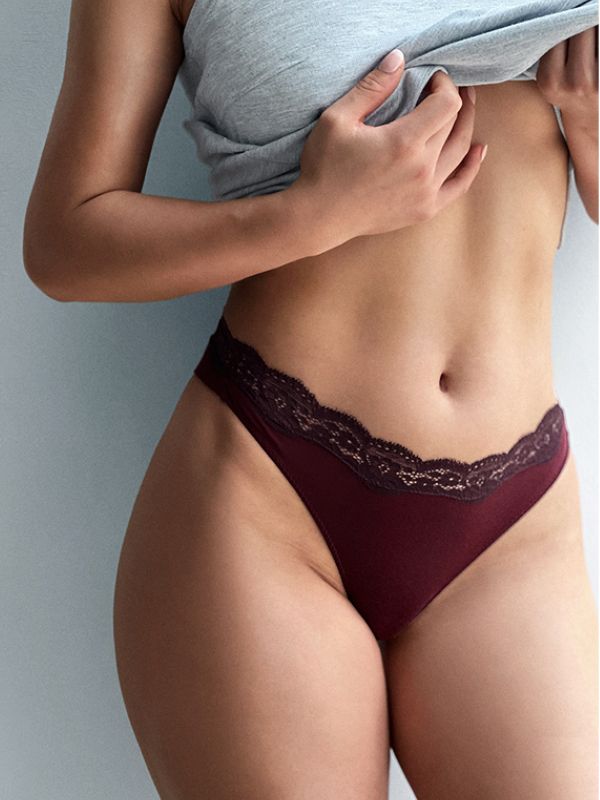 Lace Modal Fabric Sports Panties