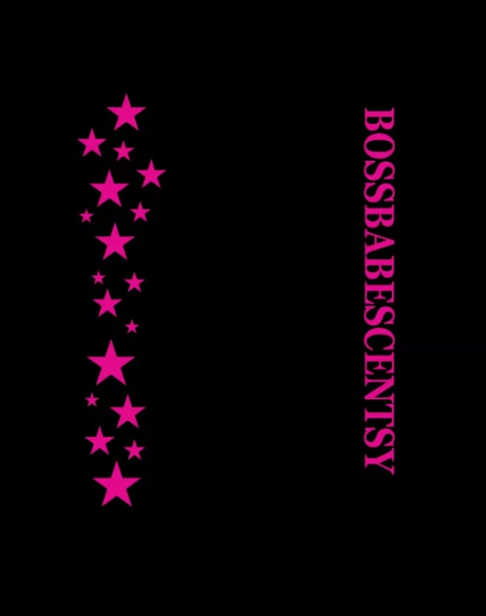 YOUR DESIGN - Hot Pink Writing/Stars