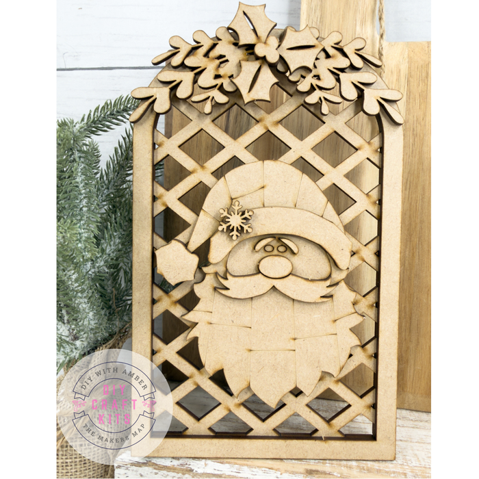 Lattice Arch Santa DIY Kit
