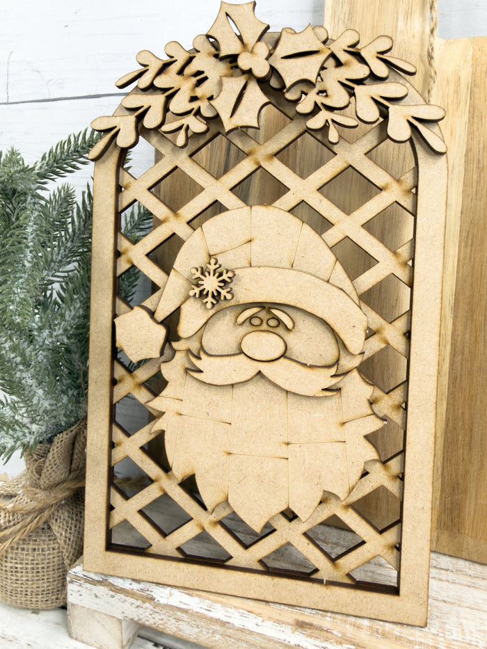 Lattice Arch Santa DIY Kit