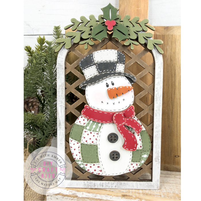 Lattice Arch Snowman DIY Kit
