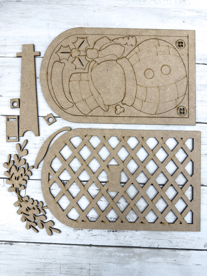 Lattice Arch Snowman DIY Kit