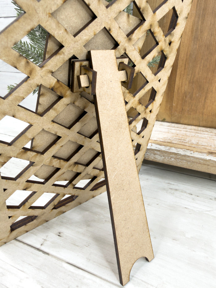 Lattice Arch Snowman DIY Kit