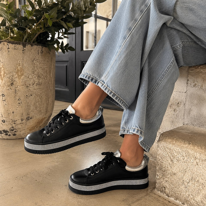 Lavish Luxe Black Sneakers