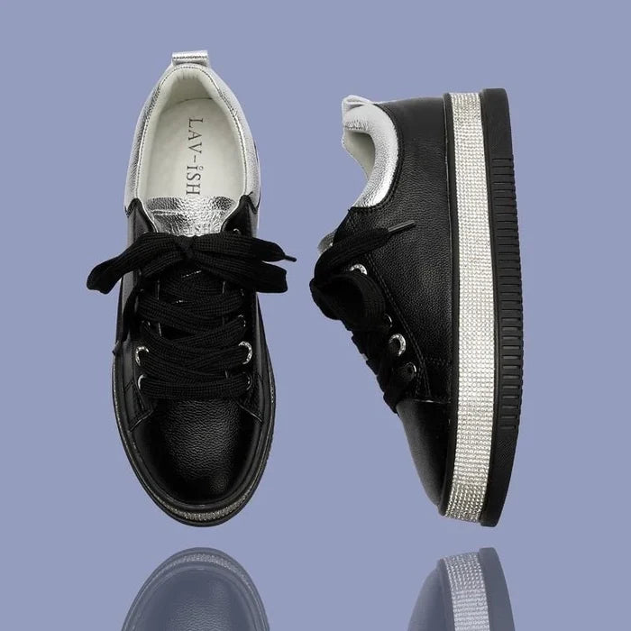 Lavish Luxe Black Sneakers