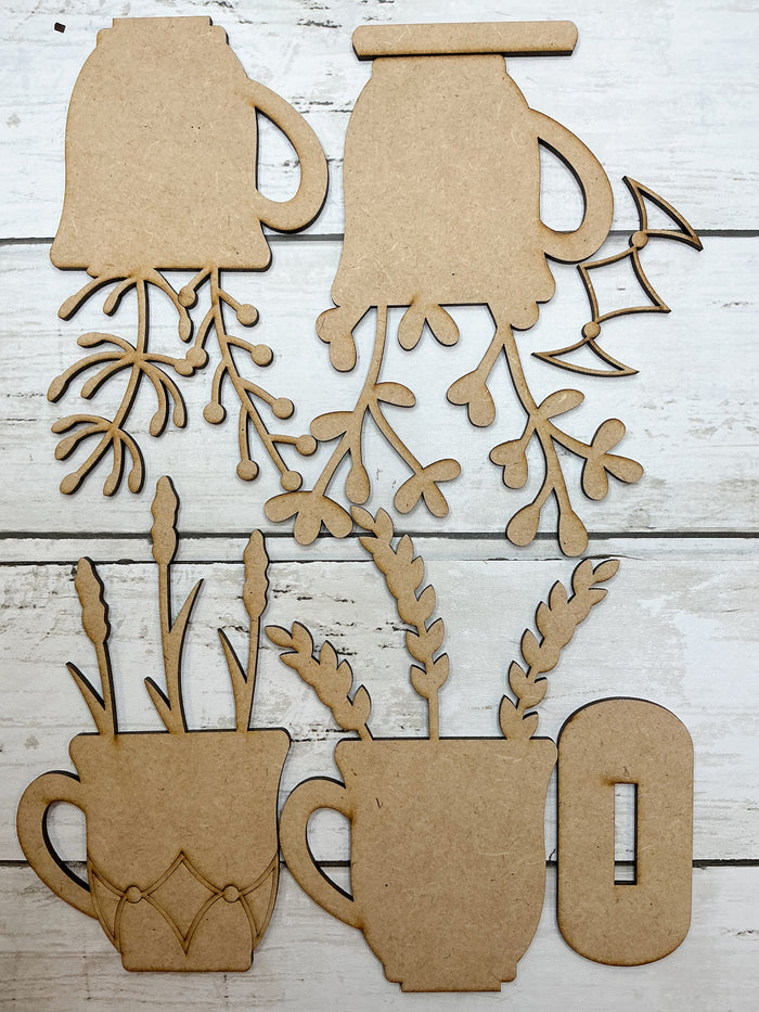 Layered Mug Flowers DIY Kit