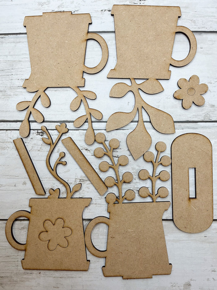 Layered Pitcher Flowers DIY Kit