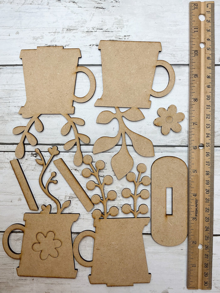 Layered Pitcher Flowers DIY Kit