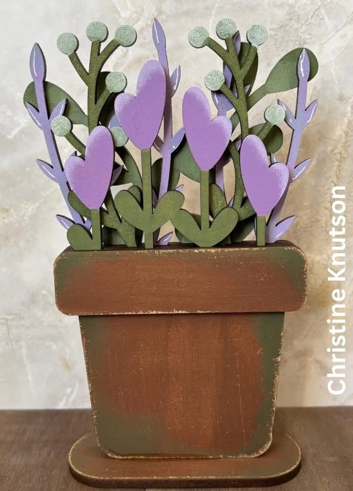 Layered Potted Flowers DIY Kit