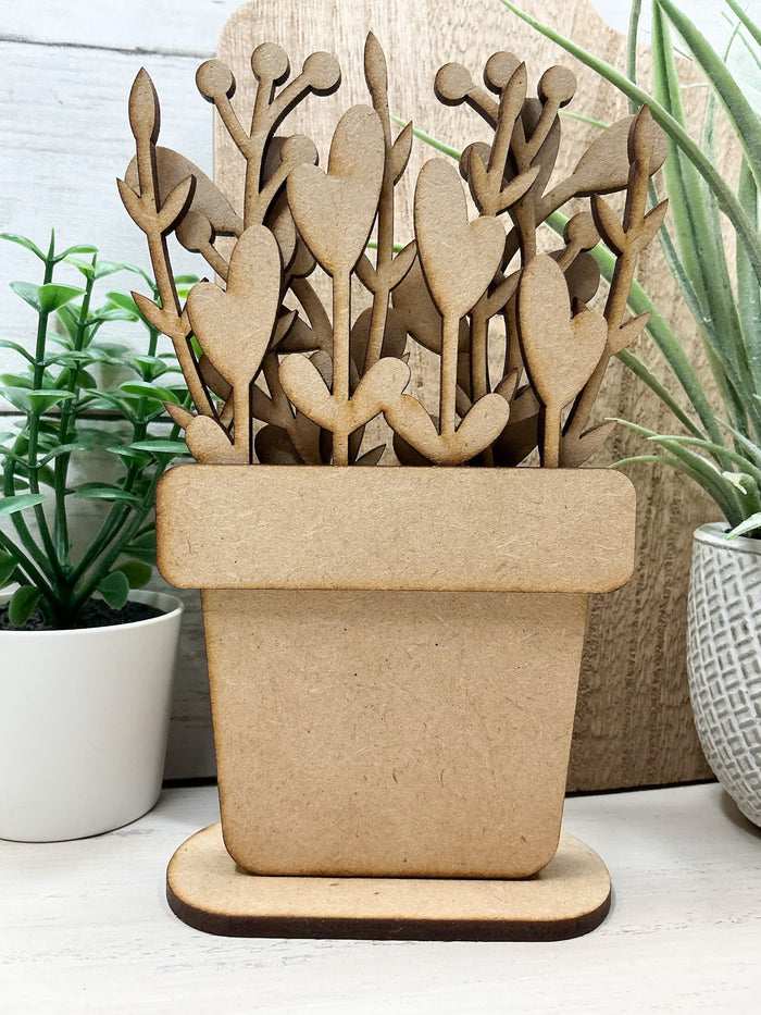 Layered Potted Flowers DIY Kit