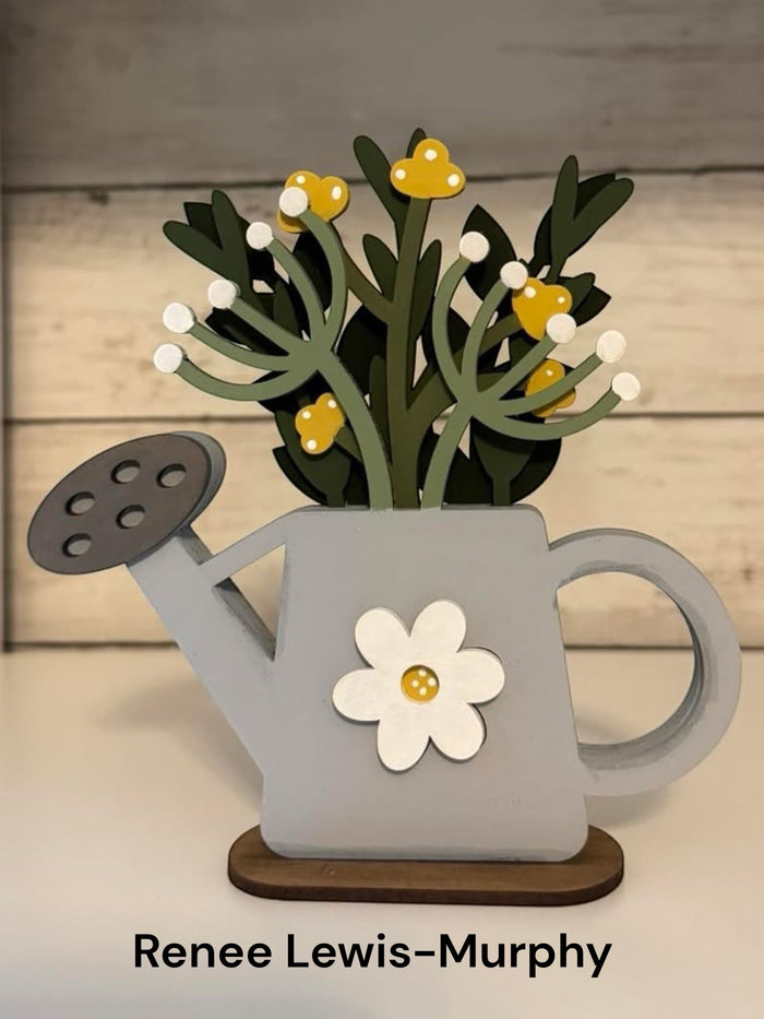 Layered Watering Can Flowers DIY Kit