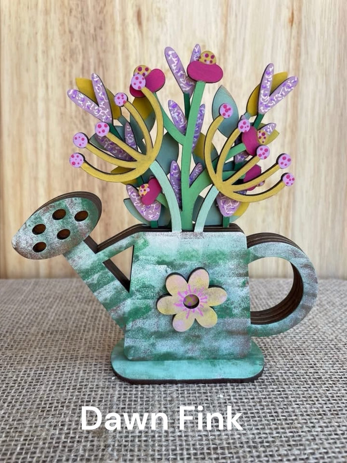 Layered Watering Can Flowers DIY Kit