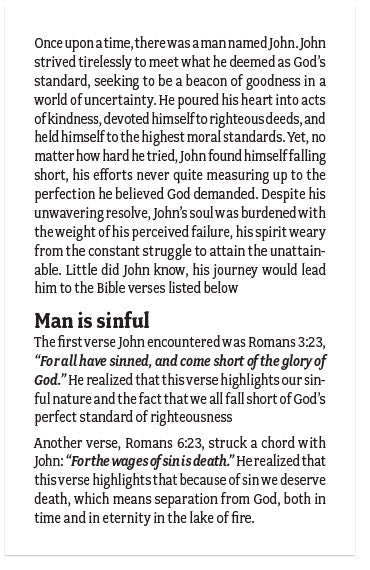 Liberation From Self-Righteousness
