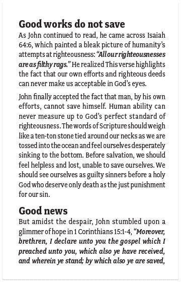 Liberation From Self-Righteousness