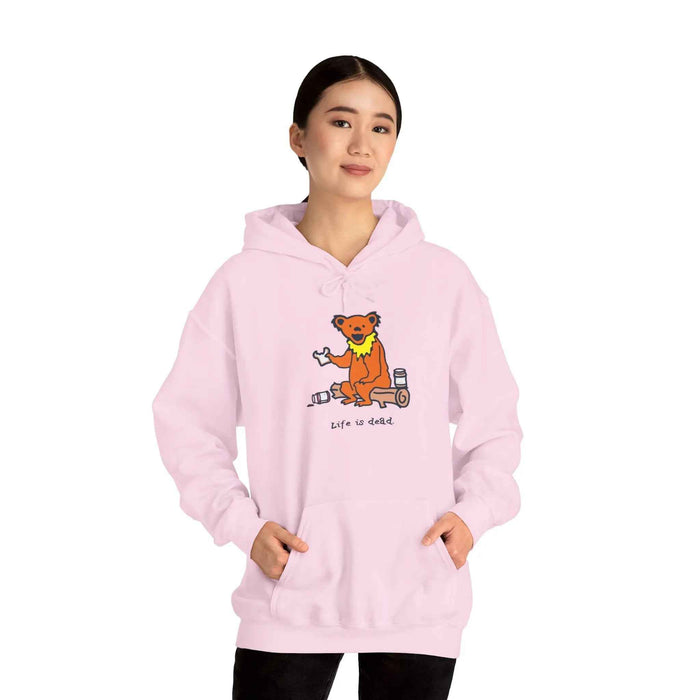 Life is DeadSnackin' Bear Hoodie