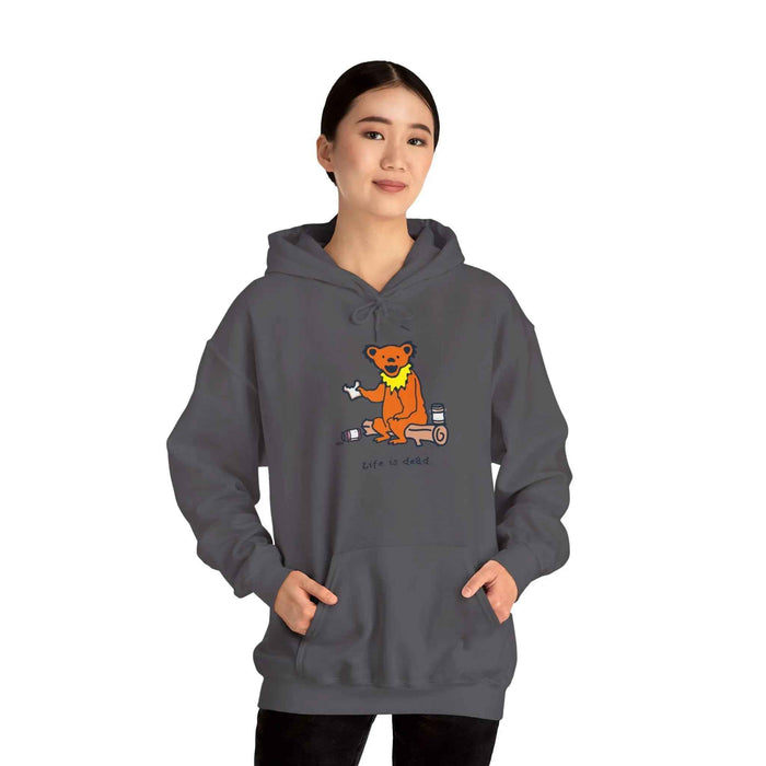 Life is DeadSnackin' Bear Hoodie