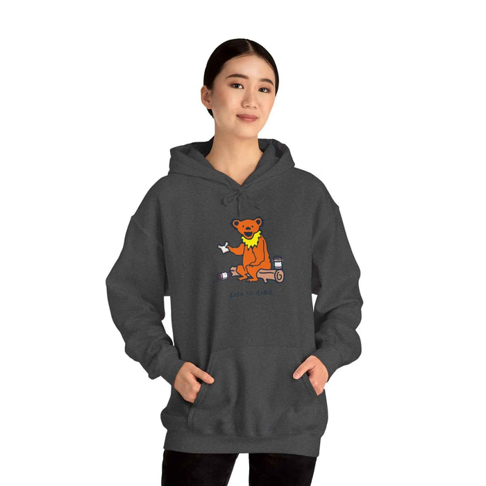 Life is DeadSnackin' Bear Hoodie