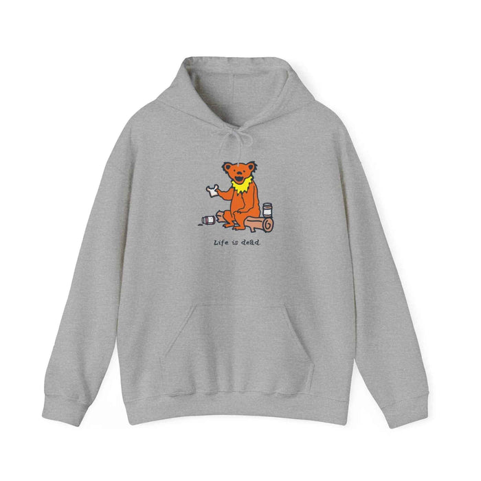Life is DeadSnackin' Bear Hoodie