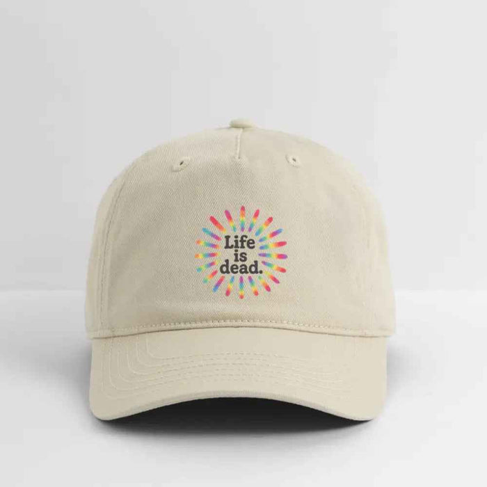 Life is DeadTieDye Sunburst Dad Hat