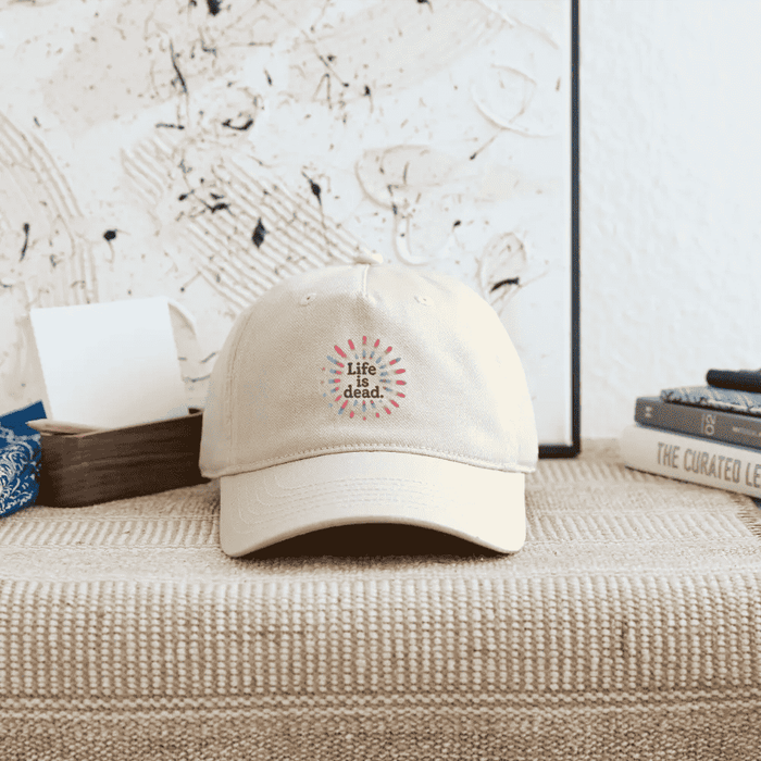 Life is DeadTieDye Sunburst Dad Hat - Smokin Resin Company