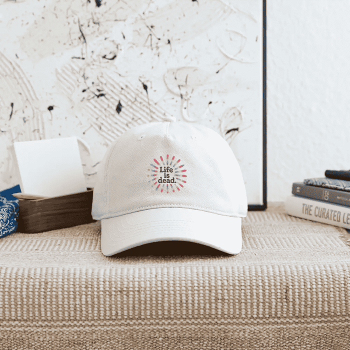 Life is DeadTieDye Sunburst Dad Hat - Smokin Resin Company