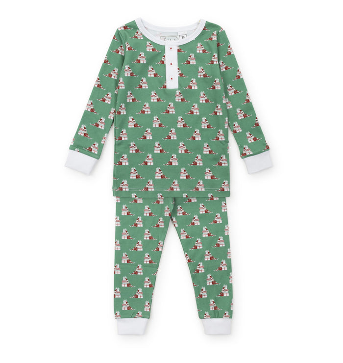 Lila & Hayes - Jack Pajama Set - Santa's Helper