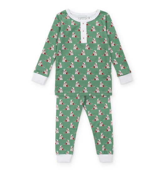 Lila & Hayes - Jack Pajama Set - Santa's Helper