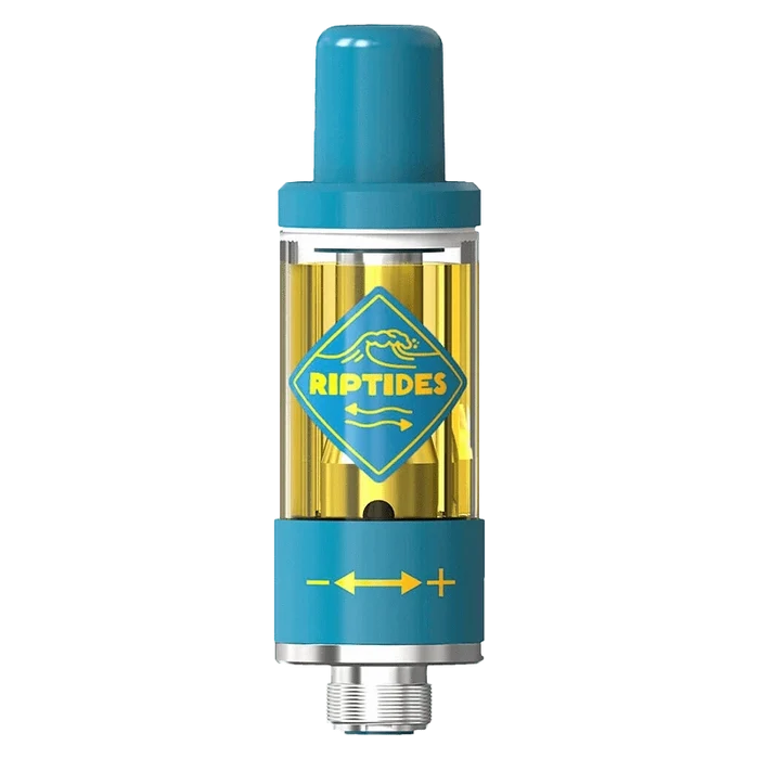 Front view of the Lime Cranfusion Vape Cartridge with a silver base and clear tank, lit with bright studio lighting.