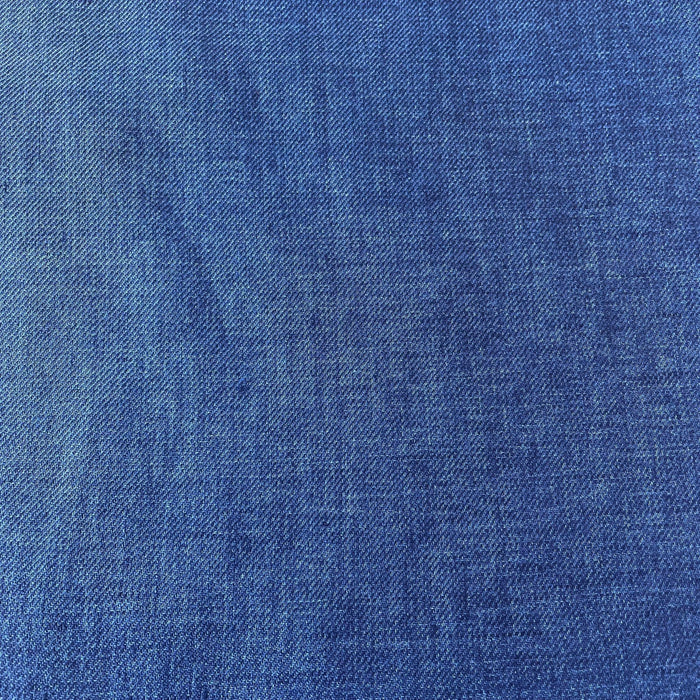 Linen Blue Twill Fabric 3943 - The Linen Lab - Blue