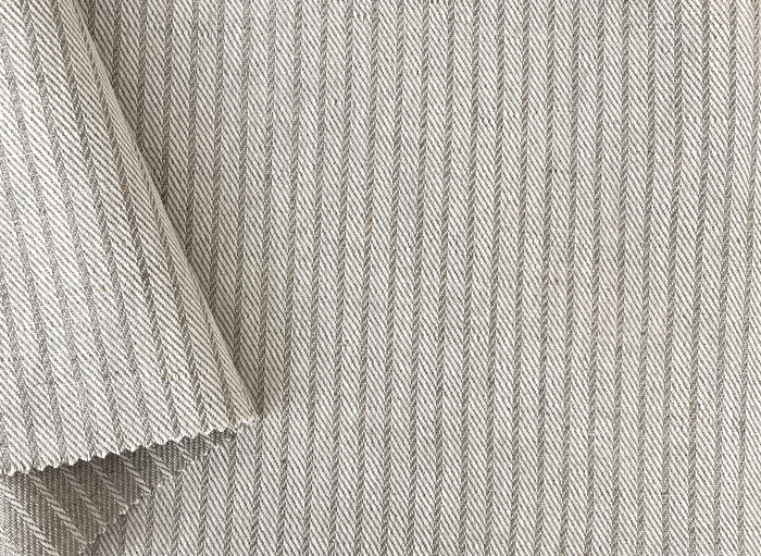 Linen Cotton Fabric – Dobby Herringbone Twill Weave, Medium Heavy Weight 1592