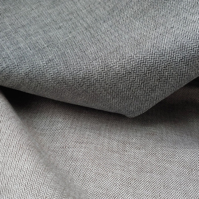 Linen Cotton HBT Chambray Fabric (2750 2417) - The Linen Lab - Beige