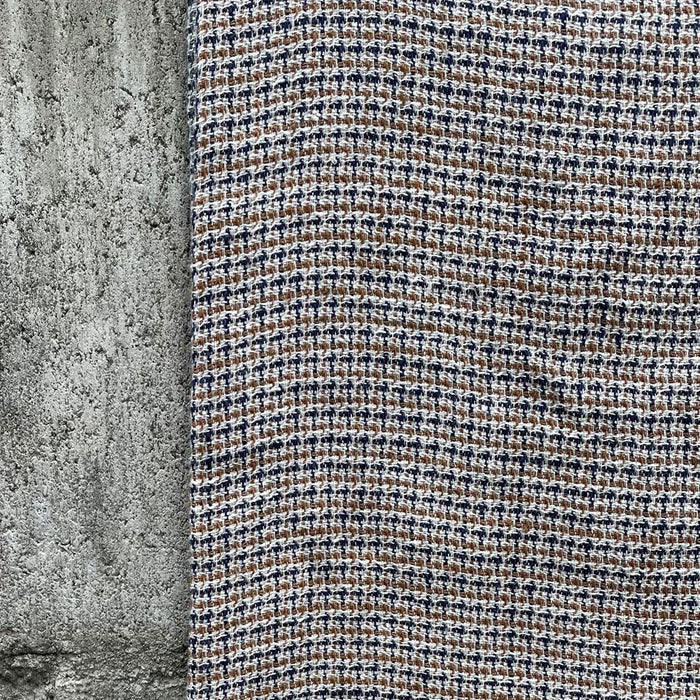 Linen Dobby Tweed Chambray Fabric (6476 6477) - The Linen Lab - Green