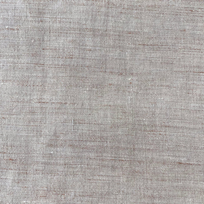 Linen French Melange Fabric Light Weight 6307 - The Linen Lab - Brown