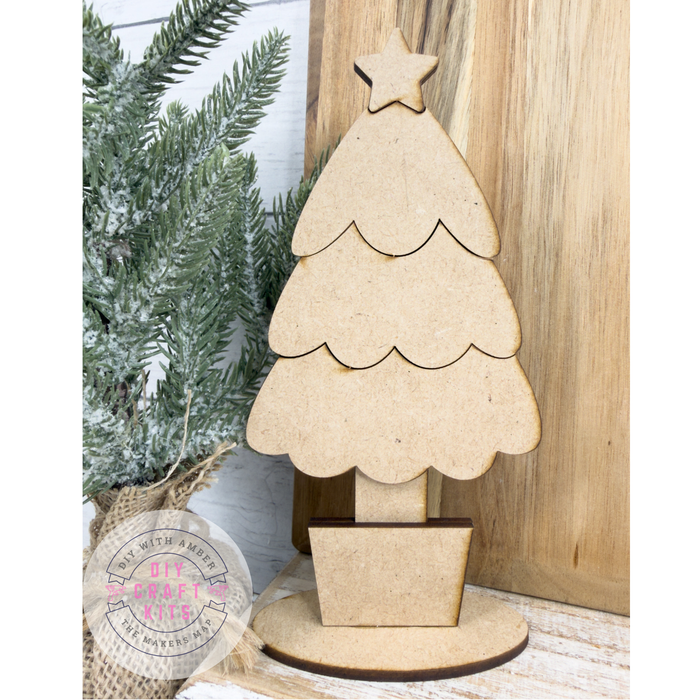 Little Christmas Tree Shelf Sitter DIY Kit