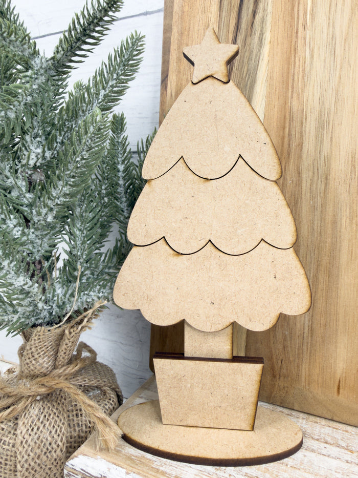 Little Christmas Tree Shelf Sitter DIY Kit