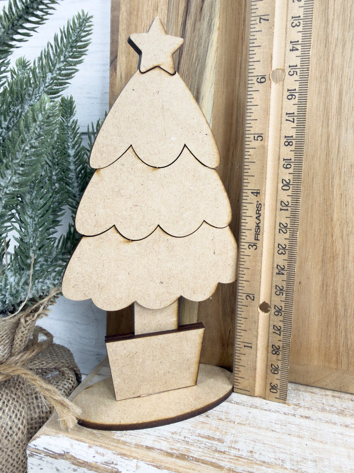 Little Christmas Tree Shelf Sitter DIY Kit