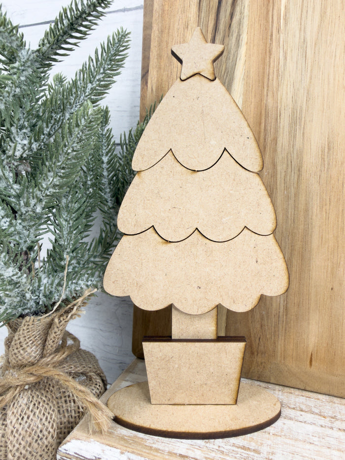 Little Christmas Tree Shelf Sitter DIY Kit