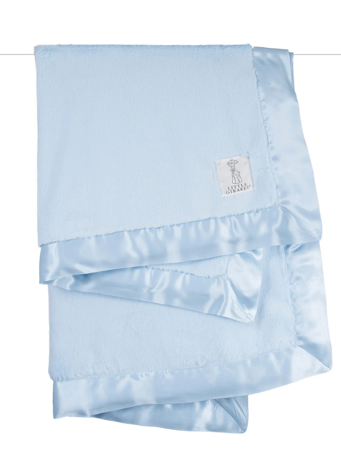 Little Giraffe - Luxe Baby Blanket - Blue