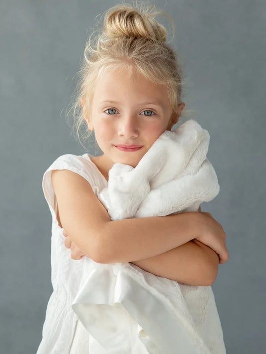 Little Giraffe - Luxe Baby Blanket - Cream