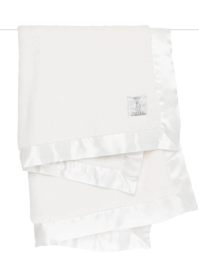 Little Giraffe - Luxe Baby Blanket - Cream