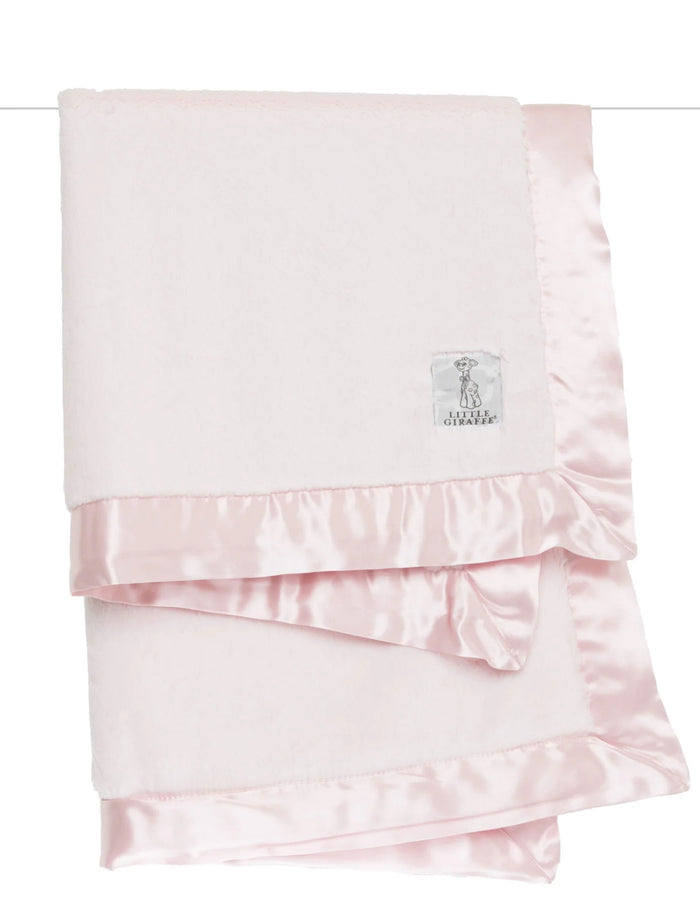 Little Giraffe - Luxe Baby Blanket - Pink