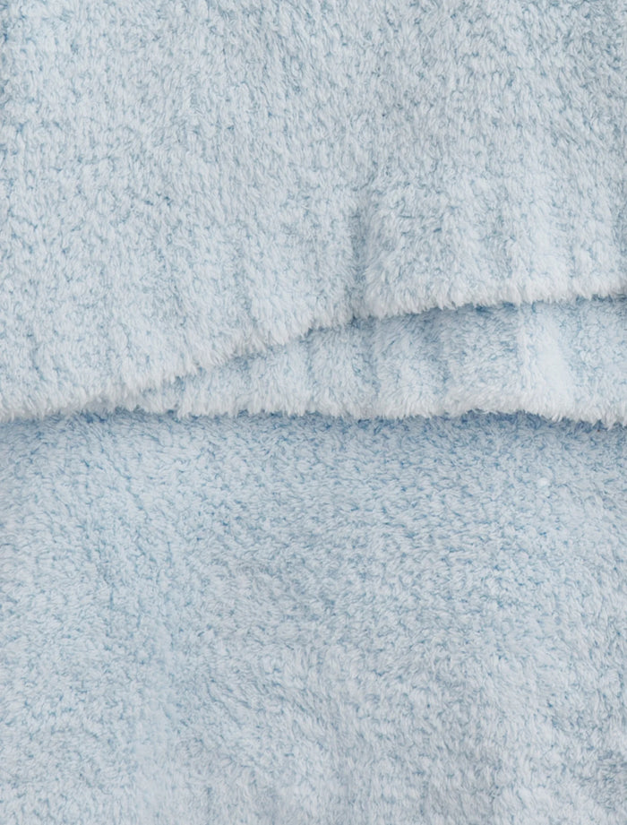Little Giraffe - Plush Chenille Knit Baby Blanket - Blue