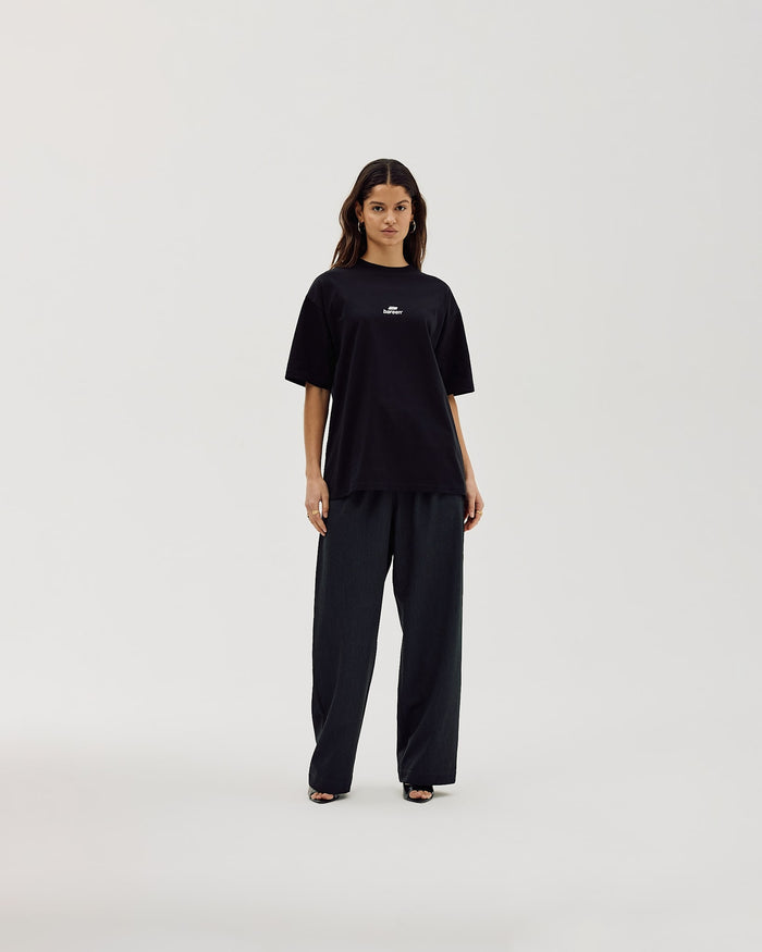 Logo Box Fit, Women - Black