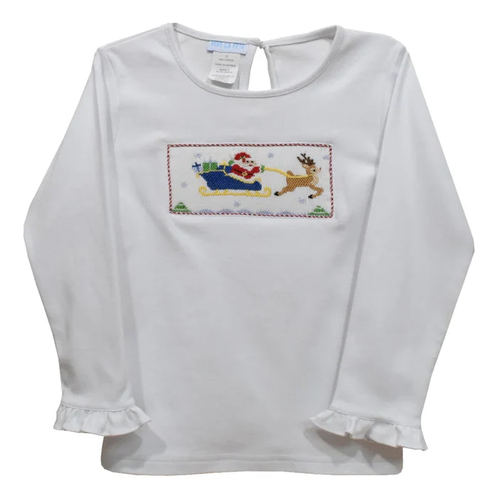 Long Sleeve Tee - Santa's Sleigh
