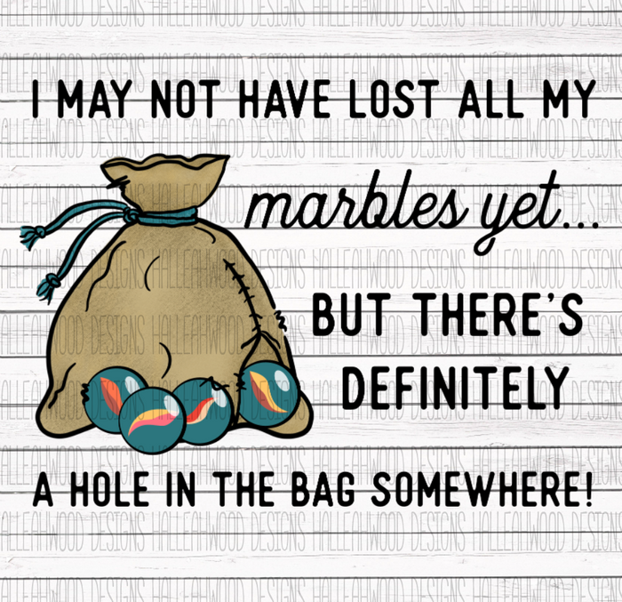 Lost my Marbles