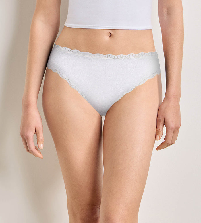 Lot de 2 culottes gris cendre Daily Coton Dentelle