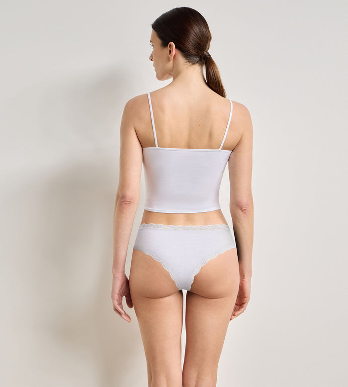 Lot de 2 culottes gris cendre Daily Coton Dentelle