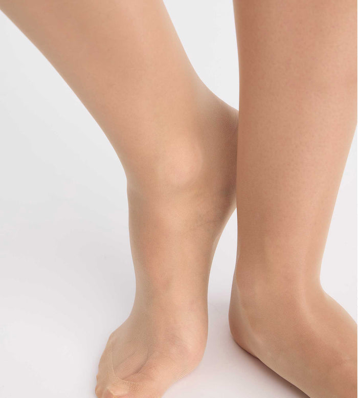 Lot de 2 mi-bas transparents capri Resist