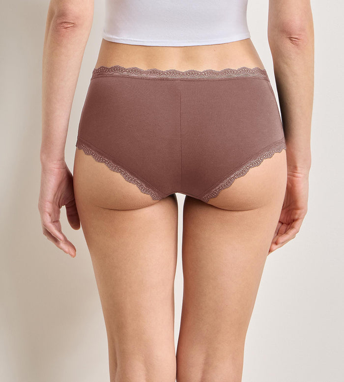 Lot de 2 shortys cendre Daily Coton Dentelle